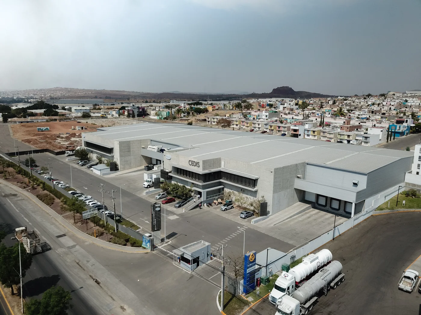 Centro de Distribución CEDIS de Grupo MD, vista aérea